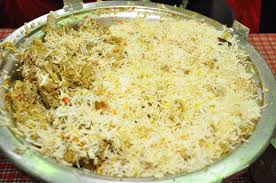 Malabar Biryani served on a table